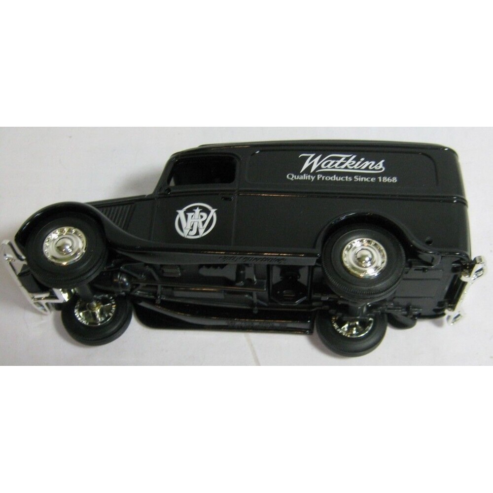 ERTL COLLECTIBLES 1998 WATKINS COLLECTIBLES 1936 FORD PANEL TRUCK BANK WITH KEY